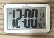 Marathon CL030033 Atomic Digital Wall Clock S...