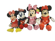 Disney Mini Plush Lot Minnie Mouse Stuffed Toy lot of 4