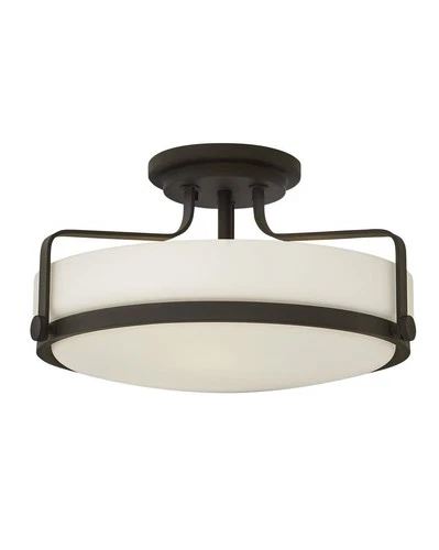 Hinkley Lighting 3643 Harper 3 Light 18"W Semi-Flush Bowl Ceiling - Bronze - Picture 1 of 10