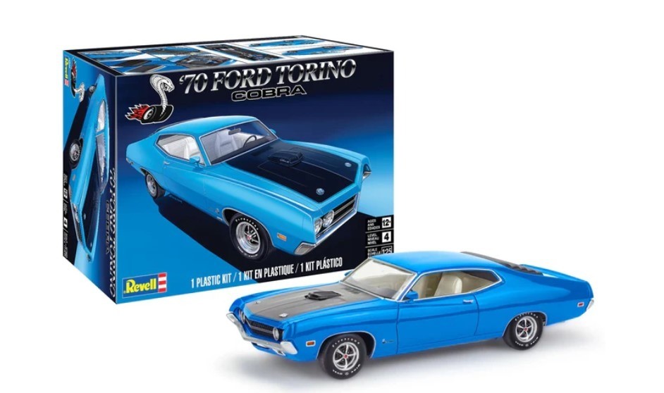 Maquette plastique Ford Torino Cobra 1970 Revell 1/25 voiture américaine