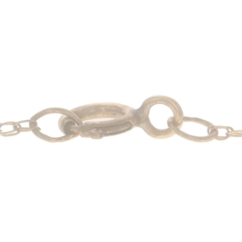 Or Jaune Lab-Created Rubis & Diamant Éternité Collier 18 " - 10k Rond 1.88ctw - Photo 4/4