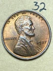 1927 (P) LINCOLN WHEAT CENT, AU (ALMOST UNCIRCULATED) CONDITION, #32