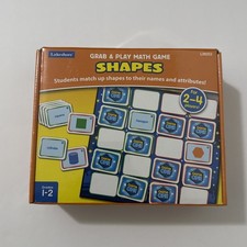 Lakeshore SHAPES Grab  Play Math Game For Grades 1-2 New And Sealed