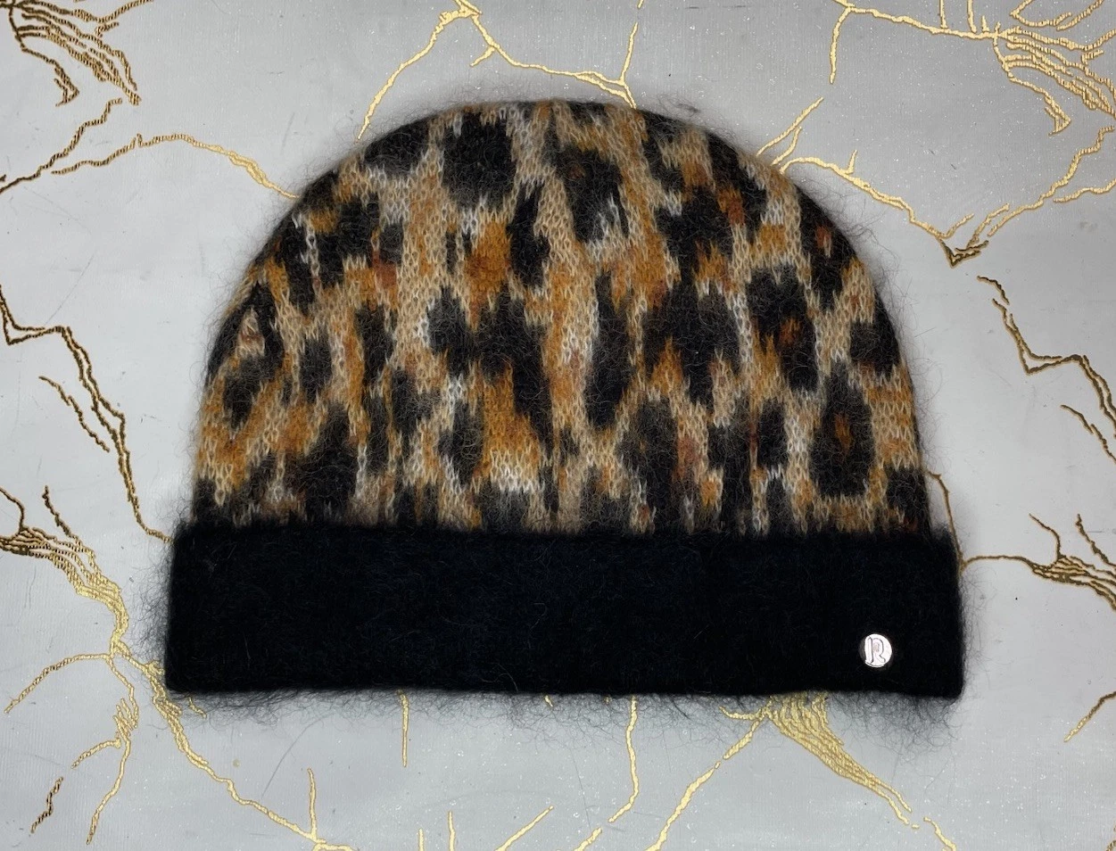 RABANNE H&M Men Leopard Mohair Hat One Size New