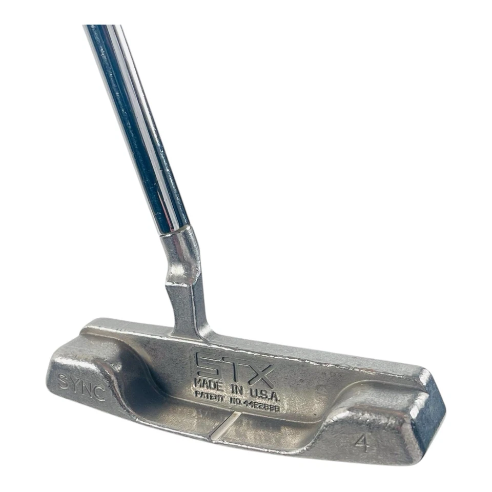 STX SYNC 4 Putter Red Insert Flanged Blade USA Steel Shaft 35" RH Lamkin Grip - Image 3 of 4
