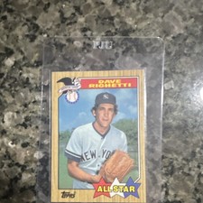 Topps 1987 Dave Righetti All Star #616 New York Yankees Baseball Card