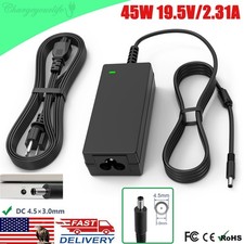 45W Charger For Dell Inspiron 11 13 14 15 17 3000 5000 7000 AC Adapter 4.5 3.0mm