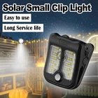 Solar Clip Led Light Motion Sensor Villa Garden Decor Wall Bulb With Detection