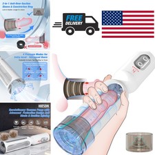 Electric Penis Vacuum Pump with Anti Strain Silicone Sleeve and 4 Suction Modes