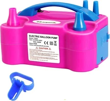 Flsepamb Electric Balloon Pump UK Portable 2 Modes Balloon Inflator,