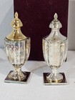 Vintage~Silver Treasures~Godinger~Silver Tone~Art Fluted Salt & Pepper Shakers — photo 5