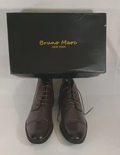 BRUNO Marc New York Dress Shoes Tie Up WARNER-2 AMVEEB Dark BROWN Size 15 US New