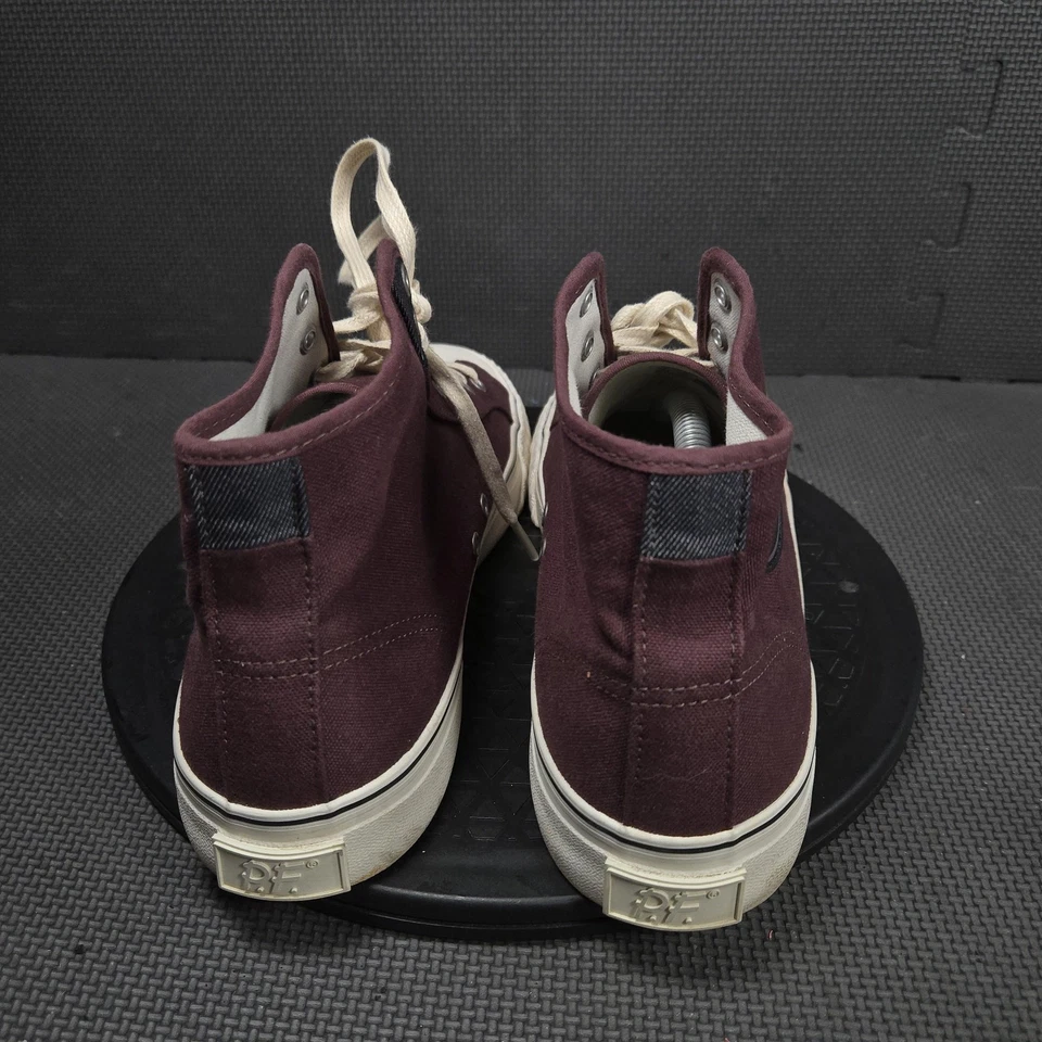 PF Flyers Center Hi Shoes Mens Size 10.5 Burgundy Canvas High Top Classic Retro - Image 4 of 4