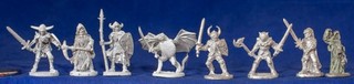 8 Metal Miniatures Grenadier 7XX Monsters Guthrie D&D LOTR TSR w/o paint 1980s