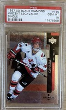Vincent Lecavalier 1997 Upper Deck Black Diamond #156 RC PSA 10 Tampa Bay Legend