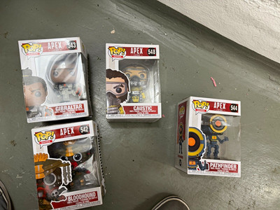 Funko Pop! Apex Legends 4er-Set Bloodhound/Gibraltar/Caustic/Pathfinder