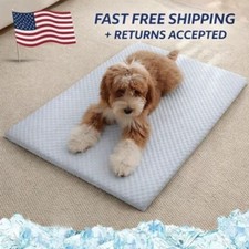 Summer Ice Silk Cooling Pet Mat Breathable Non Slip Dog Bed Pad for Dogs Cats