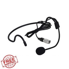 Generic Headset Mic for Audio-Technica ATW-1101 HRS Black