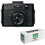 Holga 120N Medium Format Film Camera (Black) with 120 Bundle