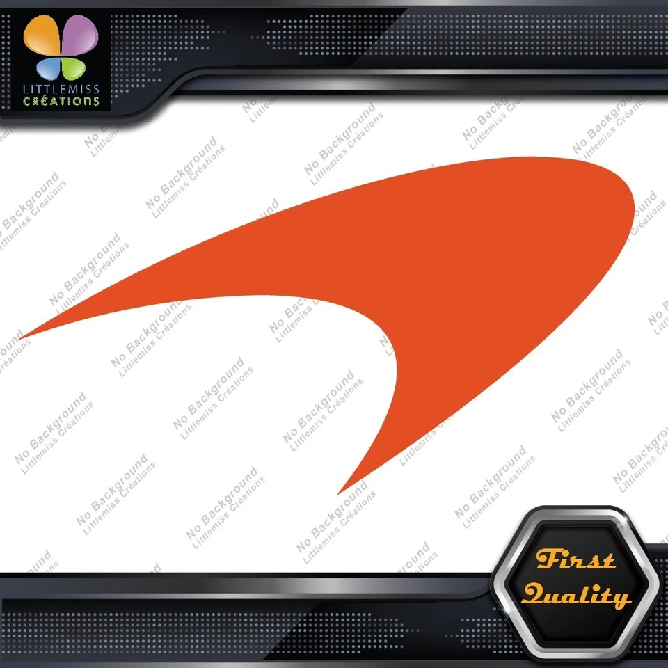 Compatible McLaren Cars Logo Only Luxury Performance Cars Vinyl Decals Stickers Foto 2 de 4