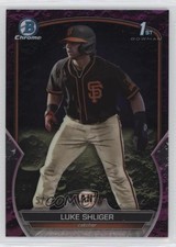 2023 Bowman Draft Chrome Fuchsia Lunar Refractor /199 Luke Shliger #BDC-47 0z8s