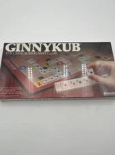 Ginnykub CrissCross Rummy Game by Pressman Tile Board Game  1983 Sealed New