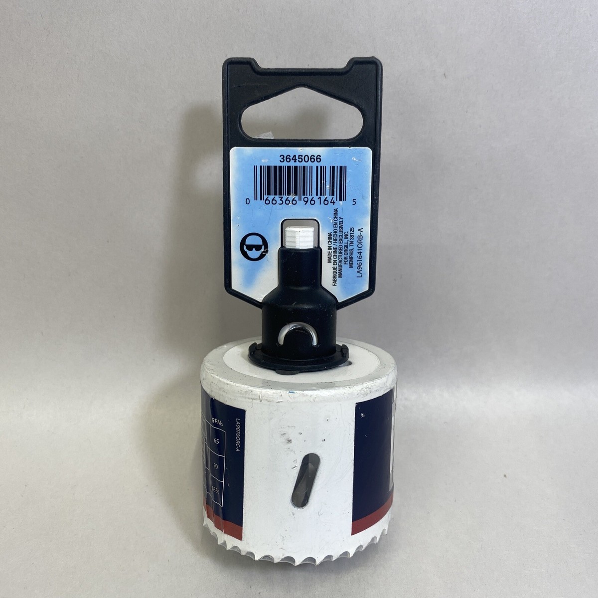 Vulcan 2-3/8" Heavy Duty Bi-Metal Hole Saw – 3/8" Diameter, Model 961641OR