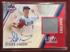 2018 Panini Stars and Stripes Relic Auto Steven Gingery /299