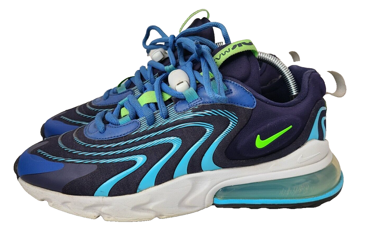 Nike Air Max 270 React ENG Blackened Blue Men's Size 9 Sneakers