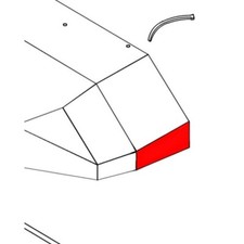 86622314 New Curtain Fits Case-IH Disc Mower MD82 6740 616 MDX81