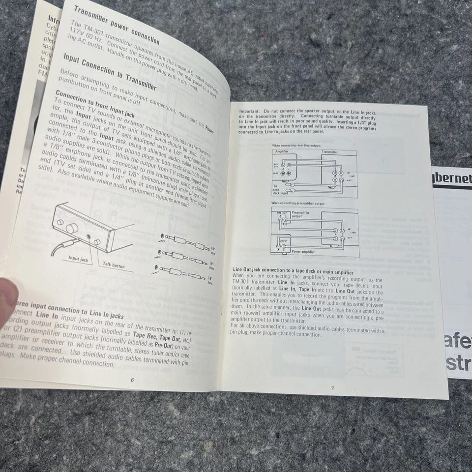 Sistema de auriculares estéreo inalámbricos Cybernet TM-301 manual del propietario Foto 4 de 4
