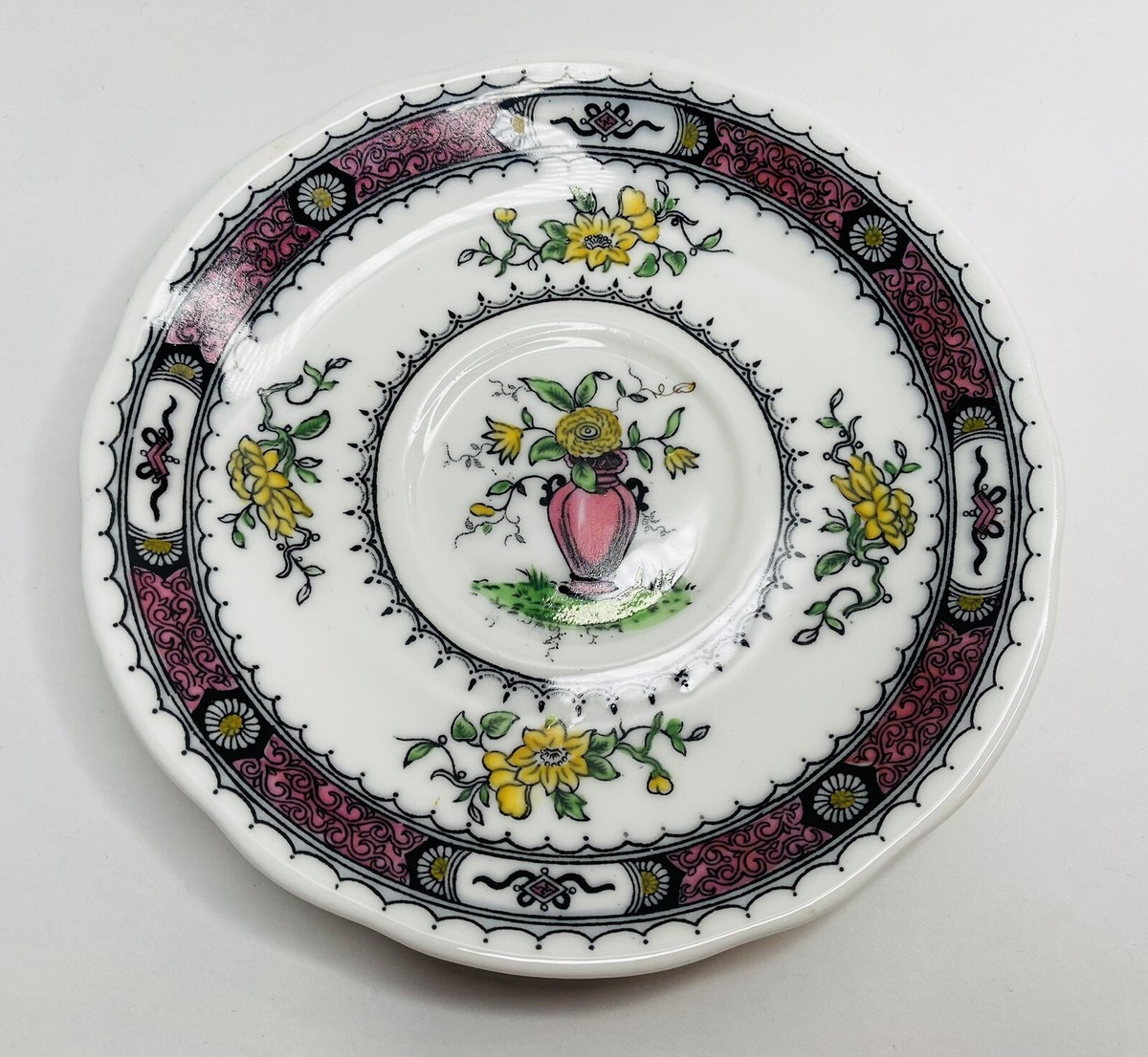 Antique Coalport England French Noble Floral Tea Cup numbered 7177