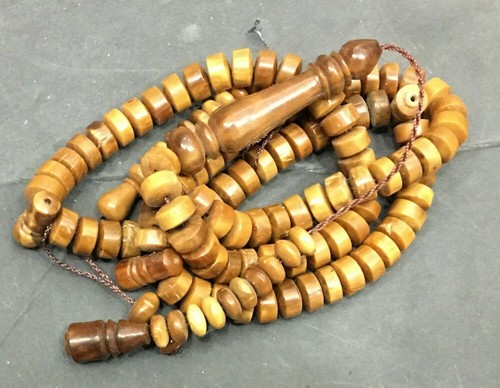 Cuentas de oración kuka con incrustaciones 100 Tasbih Tasbeeh islámico Masbaha coca kokk كوك لوكس - Imagen 2 de 3