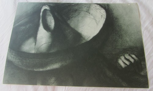 VERY RARE 1970 Anti-Vietnam War Poster – Protest Skull Graphic Political Art - Picture 8 of 11