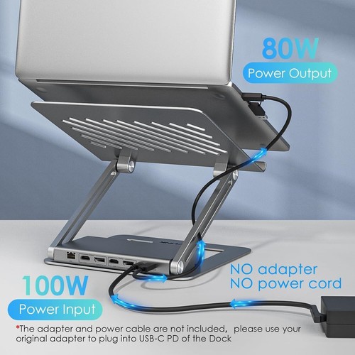 Lightweight Laptop Docking Station with Dual Display Support & Versatile Ports - Picture 5 of 11