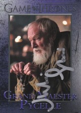 Julian Glover &middot; Game of Thrones &middot; Pycelle &middot; Sammelkarte &middot; Autogramm