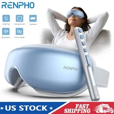 RENPHO Eyeris1 Eye Massager Migraine Massager with Heat & Remote Bluetooth Gift