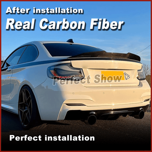 Alerón trasero de carbono para BMW F22 220i 230i M235i M240i F87 M2 Coupé 14-20 - Imagen 3 de 13
