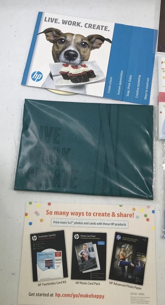 Mixed Packs of HP Photo Printer Paper 30 5x7 15 4x6 & 15 Envelopes