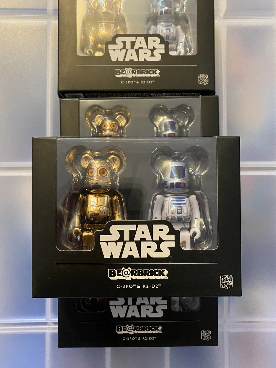 美品】ベアブリック100% スターウォーズR2D2 C3PO &おまけ2体