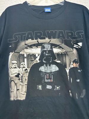 Star Wars Shirt Mens XL Extra Large Black Short Sleeve Darth Vader