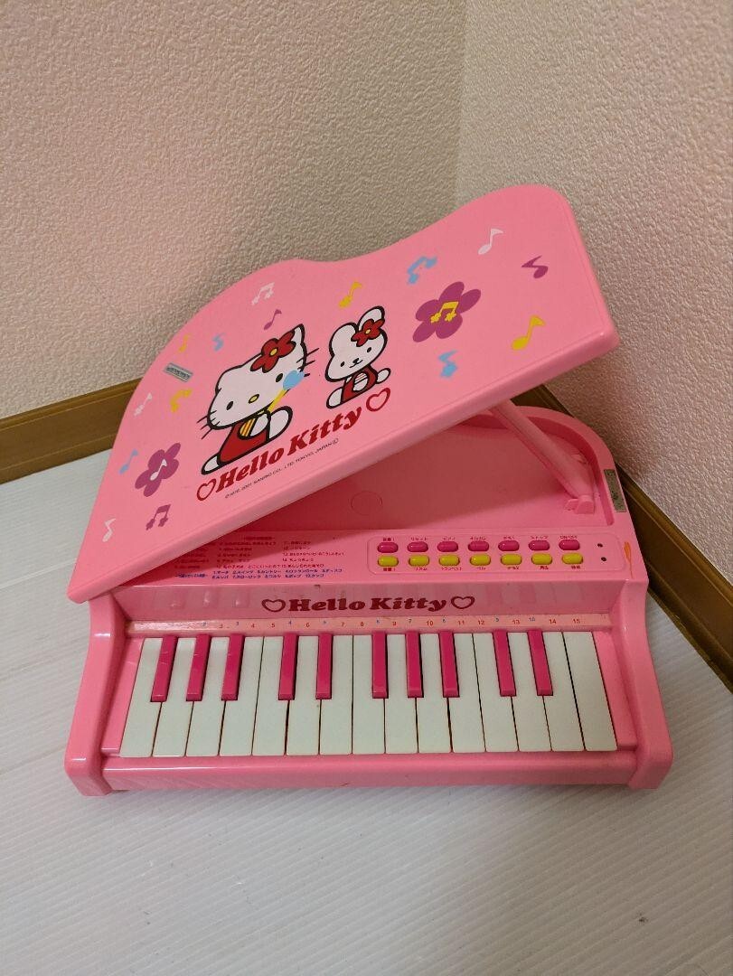 Hello Kitty Electronic Grand Piano Rare Sanrio Discontinued Tested