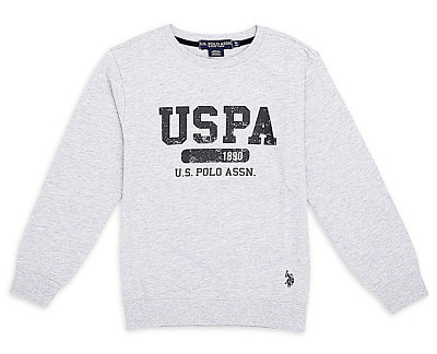 U.S. Polo Boys French Terry Graphic Logo Sweatshirt NEW