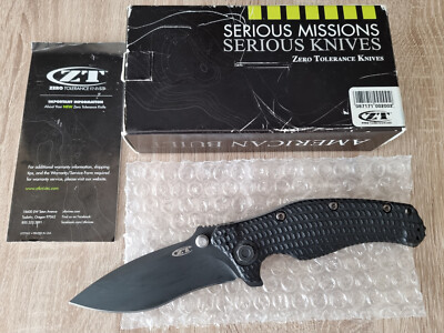 Zero Tolerance 0200 Ken Onion Folding Knife Rare Discontinued