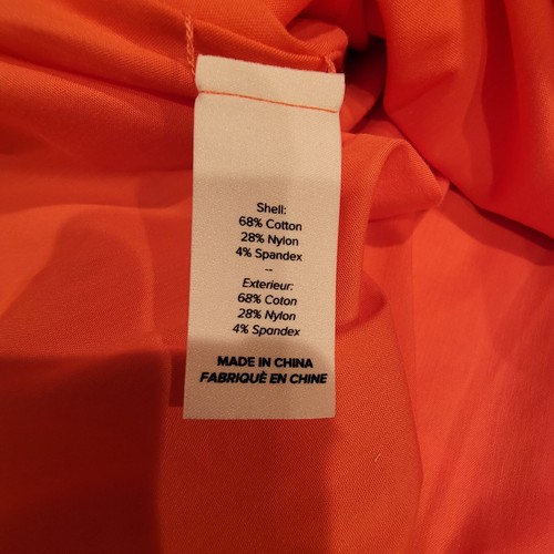 Cinq A Sept Lynn Dress Neon Coral Babydoll Dress Women's Size 8 - Picture 7 of 11