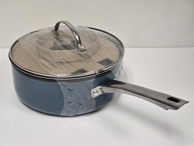 QVC Cooks Essentials Aluminum Set: 4 Quart Saucepan & Lid, Egg Poacher & Steamer