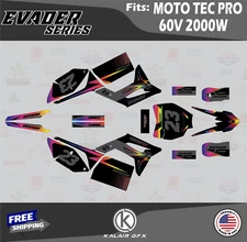 Graphics Kit for MotoTec Pro 60v (All Years) Evader Series - RAINBOW
