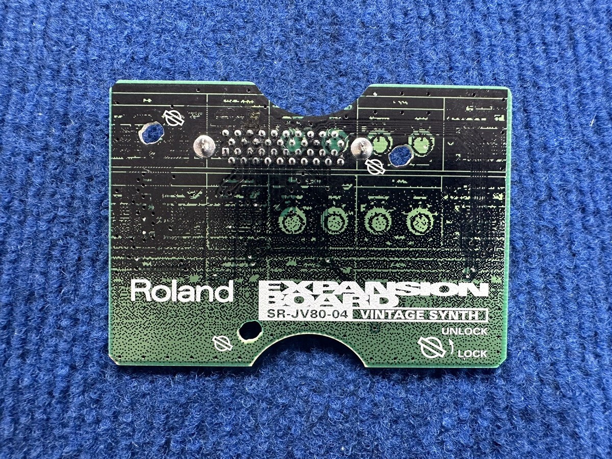 ROLAND ローランド SR-JV80-04 VINTAGE SYNTH Roland SR-JV80-04 Vintage Synth Expansion Board - Green for