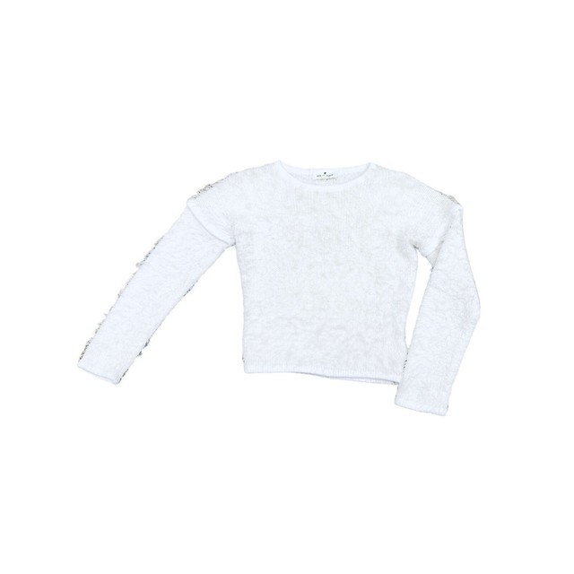 Courreges  White Fuzzy wool  Sweater Size M fits S