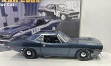 ACME/GMP 1/18 Scale 1970 AAR CUDA W/Dog Dish Wheels & Decals Removed